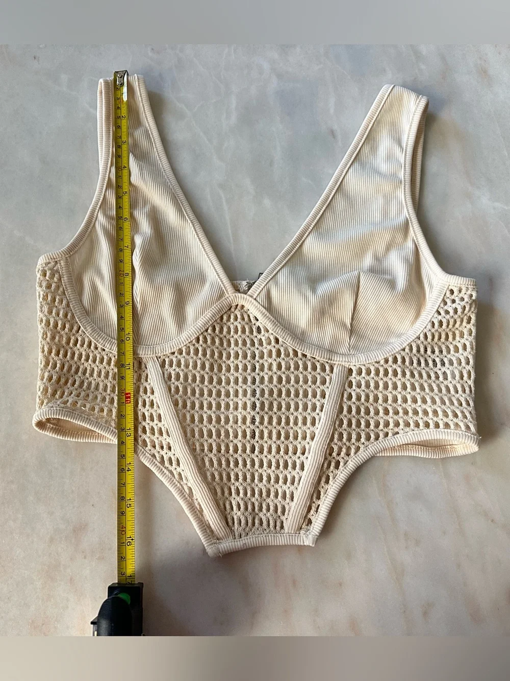 Fashion Nova Crochet Corset - Picture 4 of 6